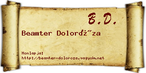 Beamter Doloróza névjegykártya